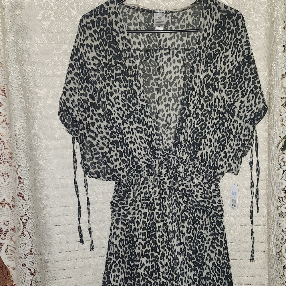 Leopard Print Women's KIMONO